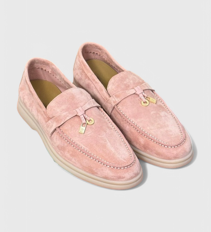 Elegantes Mocasines de Ante para Dama Sorelle