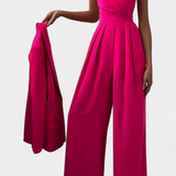 Romily Mono Sexy con Tirantes y Pierna Ancha - Elegancia y Estilo Inigualables