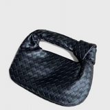 Bolso Satchel Compacto de Arenal de Salvia con Diseño Trenzado