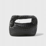 Bolso Satchel Compacto de Arenal de Salvia con Diseño Trenzado