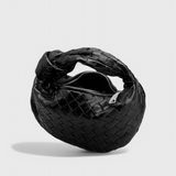 Bolso Satchel Compacto de Arenal de Salvia con Diseño Trenzado