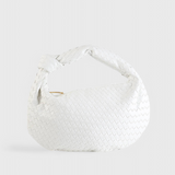 Bolso de Hombro Mediano de Tejido con Estilo Sage