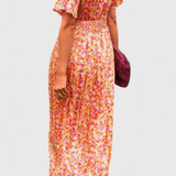 Vestido Clásico Aldara con Elegante Escote en V