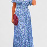 Vestido Clásico Aldara con Elegante Escote en V